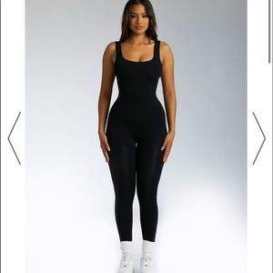 NAKED WARDROBE BLACK JUMPSUIT SIZE SMALL